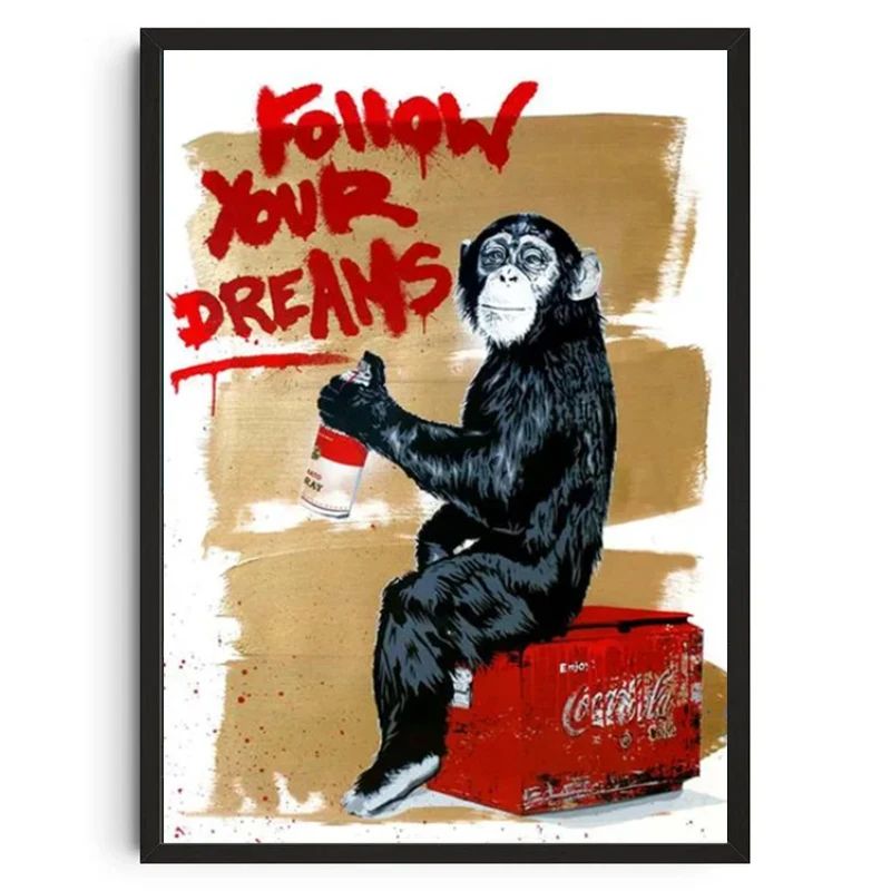 Banksy Graffiti Wall Art Street Art Canvas Poster Modern Urban Decor 19