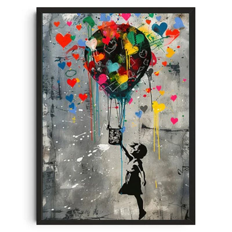 Banksy Graffiti Wall Art Street Art Canvas Poster Modern Urban Decor 20