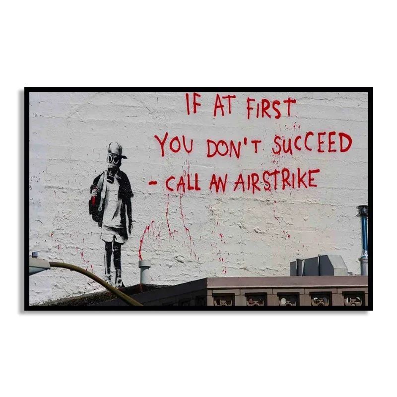 Banksy Graffiti Wall Art Street Art Canvas Poster Modern Urban Decor 29