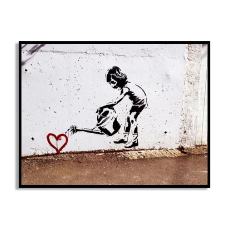 Banksy Graffiti Wall Art Street Art Canvas Poster Modern Urban Decor 24