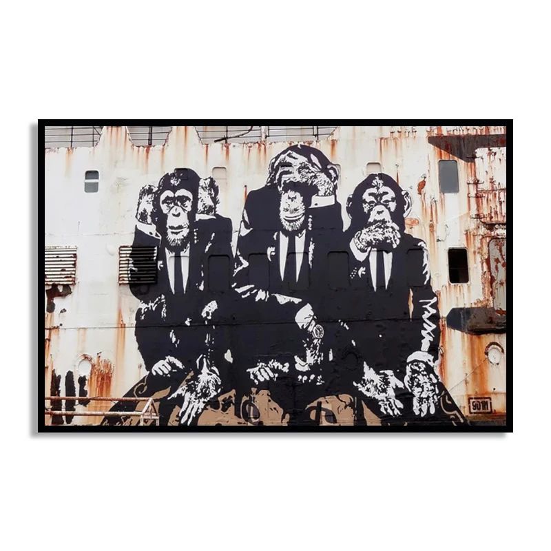 Banksy Graffiti Wall Art Street Art Canvas Poster Modern Urban Decor 26