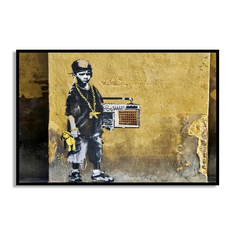 Banksy Graffiti Wall Art Street Art Canvas Poster Modern Urban Decor 28