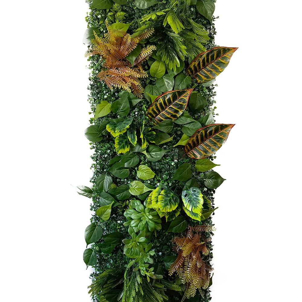 Artificial Plant Wall Panel Greenery Backdrop Decorative Fence Panel 13