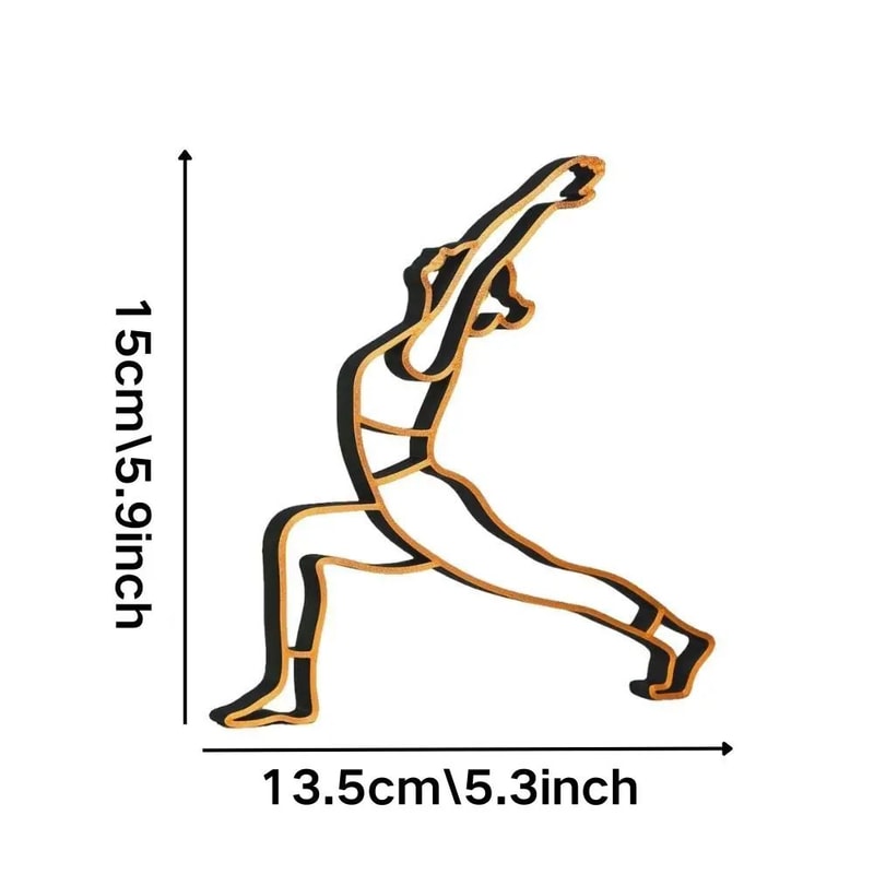 Modern Yoga Sculpture Zen Home Decor Minimalist Meditation Statue 2