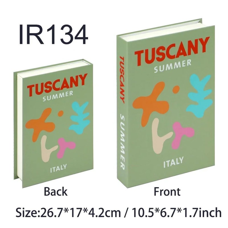 Luxury Decorative Fake Books Aesthetic Coffee Table Book Decor Set 19