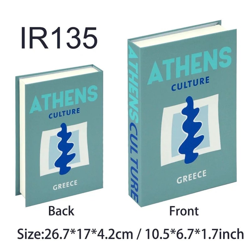 Luxury Decorative Fake Books Aesthetic Coffee Table Book Decor Set 20