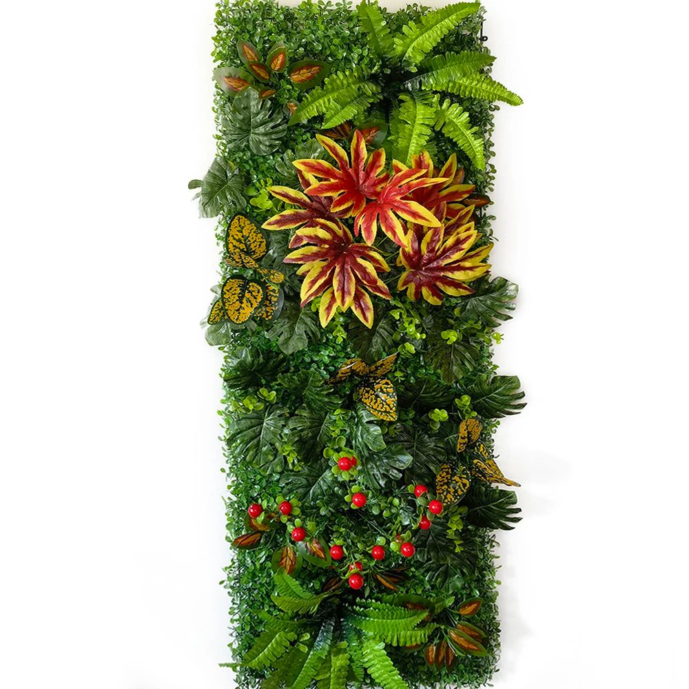 Artificial Boxwood Hedge Wall Panel Greenery Backdrop Garden Decor 0