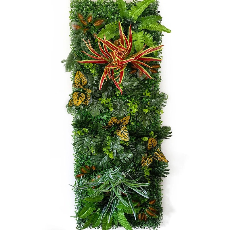 Artificial Boxwood Hedge Wall Panel Greenery Backdrop Garden Decor 10