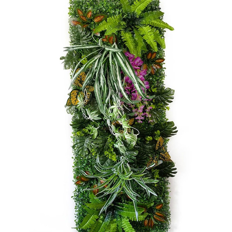 Artificial Boxwood Hedge Wall Panel Greenery Backdrop Garden Decor 15
