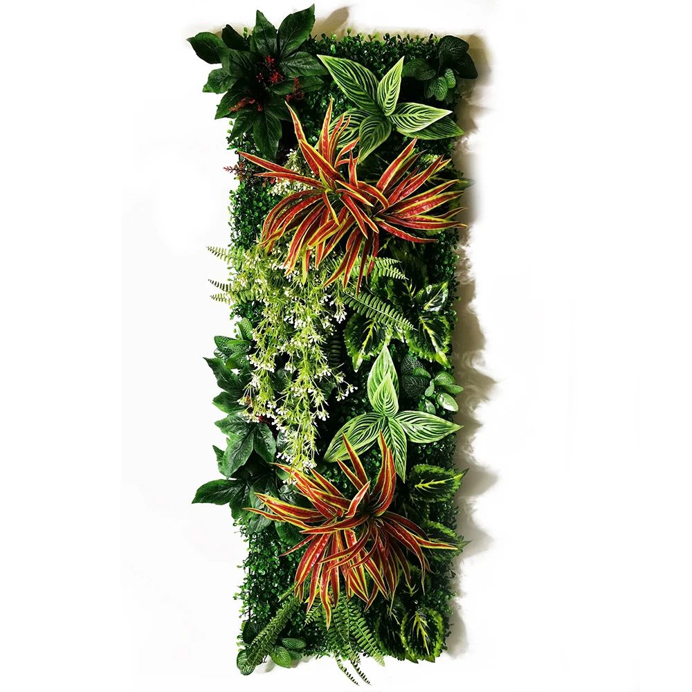 Artificial Boxwood Hedge Wall Panel Greenery Backdrop Garden Decor 25