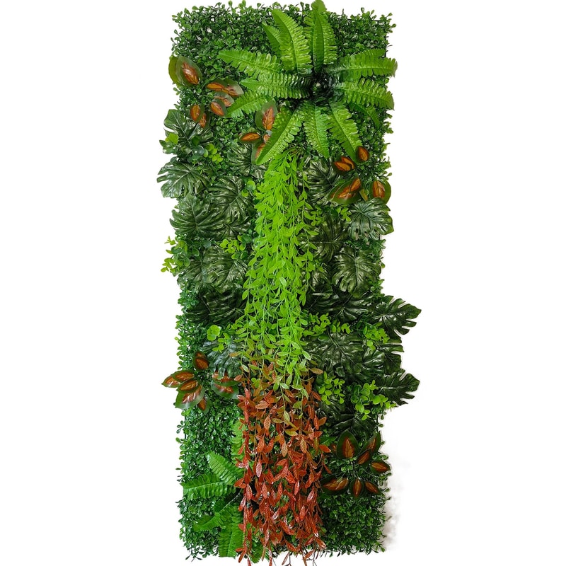 Artificial Boxwood Hedge Wall Panel Greenery Backdrop Garden Decor 27