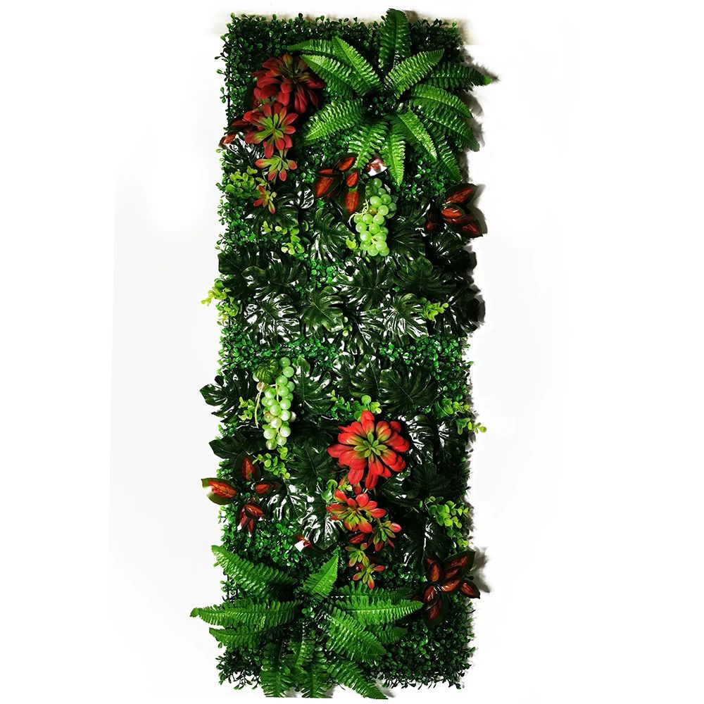 Artificial Boxwood Hedge Wall Panel Greenery Backdrop Garden Decor 23