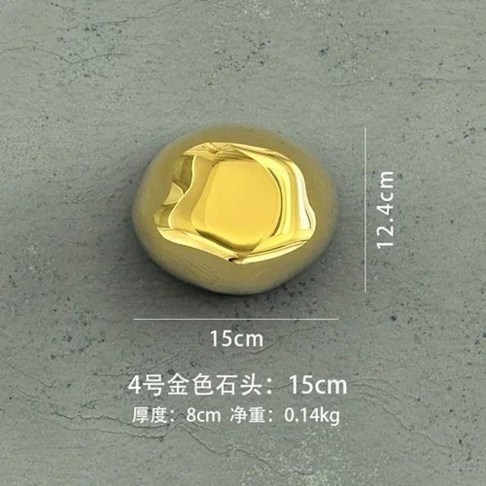 3D Golden Stone Wall Decor Luxury Textured Wall Hanging Accent 15