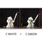 White Ceramic Samurai Figurine Minimalist Warrior Statue Decor 16