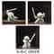 White Ceramic Samurai Figurine Minimalist Warrior Statue Decor 5