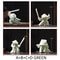 White Ceramic Samurai Figurine Minimalist Warrior Statue Decor 7