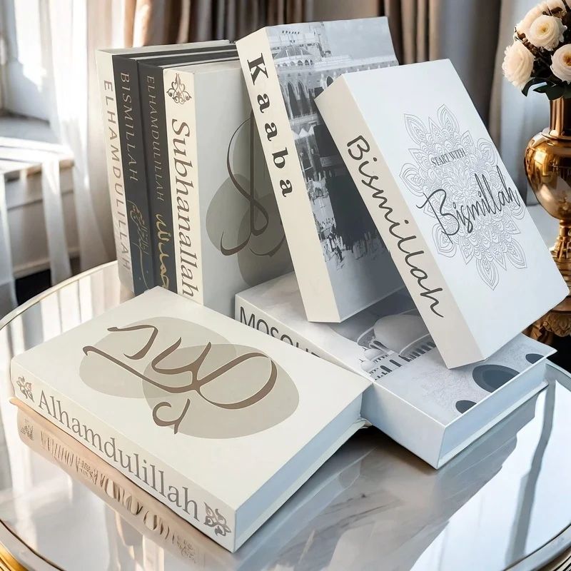 Islamic Decorative Book Storage Box Luxury Coffee Table Decor 2