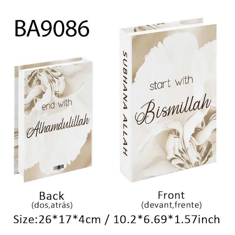 Islamic Decorative Book Storage Box Luxury Coffee Table Decor 18