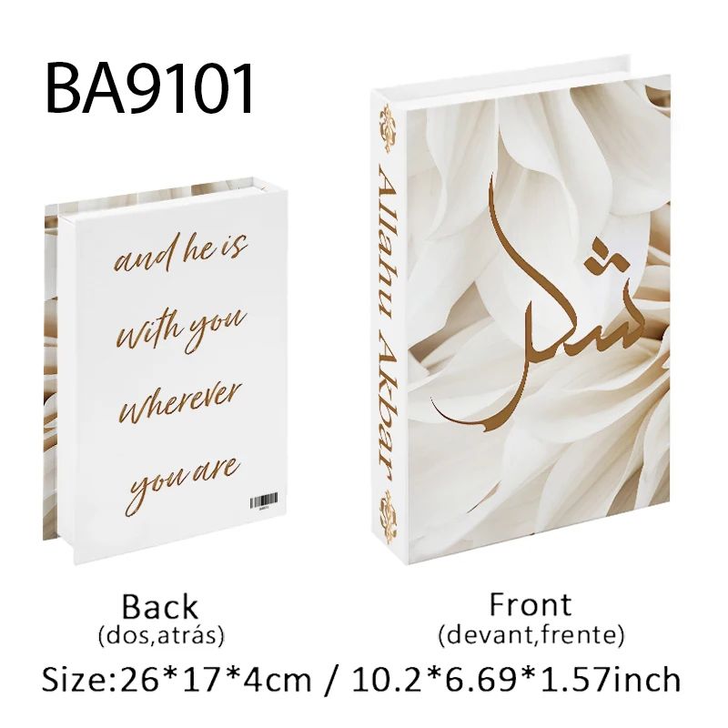 Islamic Decorative Book Storage Box Luxury Coffee Table Decor 24