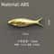 3D Gold Fish Wall Decor Modern Metallic Wall Art Set 10