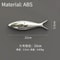 3D Gold Fish Wall Decor Modern Metallic Wall Art Set 12