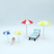 Mini Beach Umbrella Dollhouse Decor Micro Landscape Accessory 5