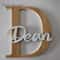 Custom Wooden Name Sign Script Baby Nursery Wall Letters Personalized Kids Room Decor 0