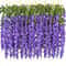 Artificial Violet Vine Hanging Flowers Realistic Fake Plant Decor For Home And Wedding 6