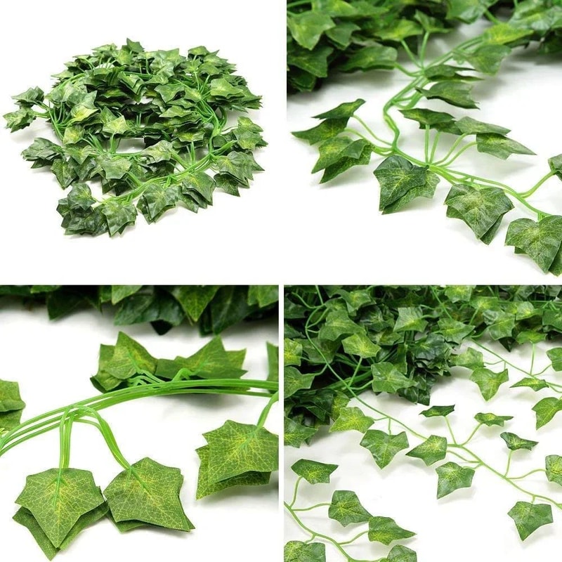 Artificial Ivy Leaf Garland Realistic Hanging Vine Decor For Home And Garden 5
