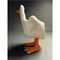 Funny Duck Middle Finger Statue Cute Resin Desk Decor Novelty Gift 3