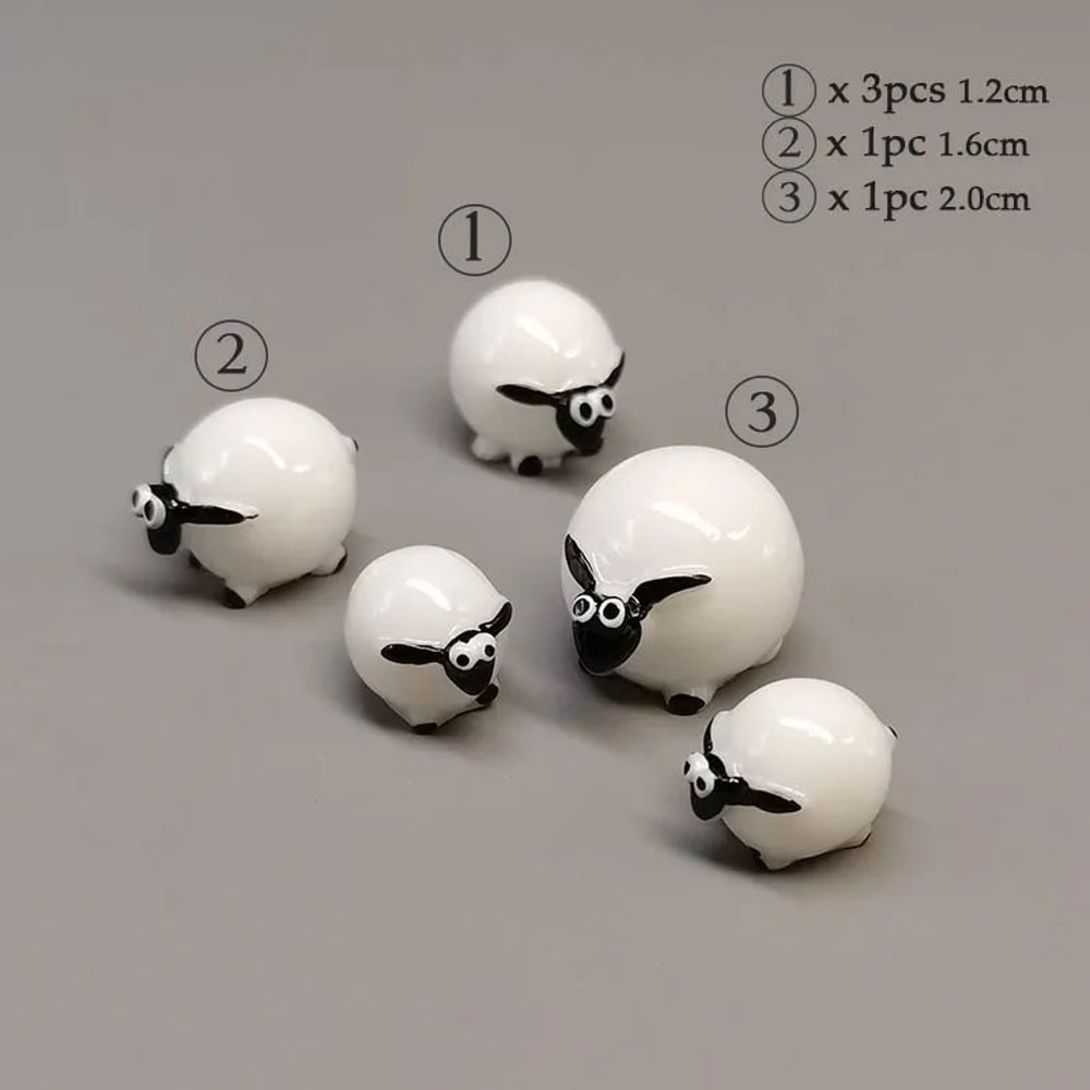 Mini Animal Figurines Set Fairy Garden Micro Decor For DIY Crafts And Terrariums 12