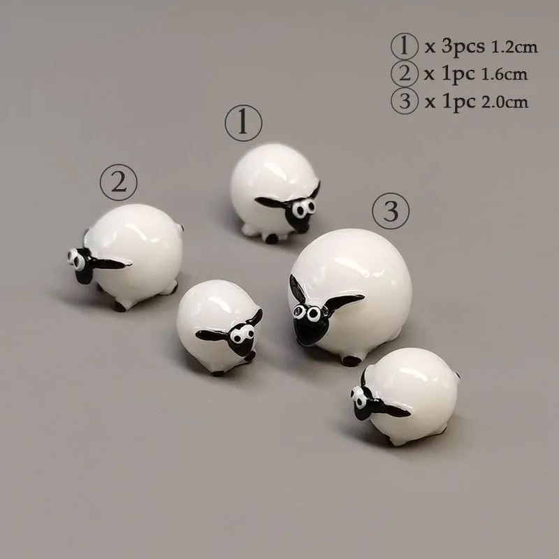Mini Animal Figurines Set Fairy Garden Micro Decor For DIY Crafts And Terrariums 12