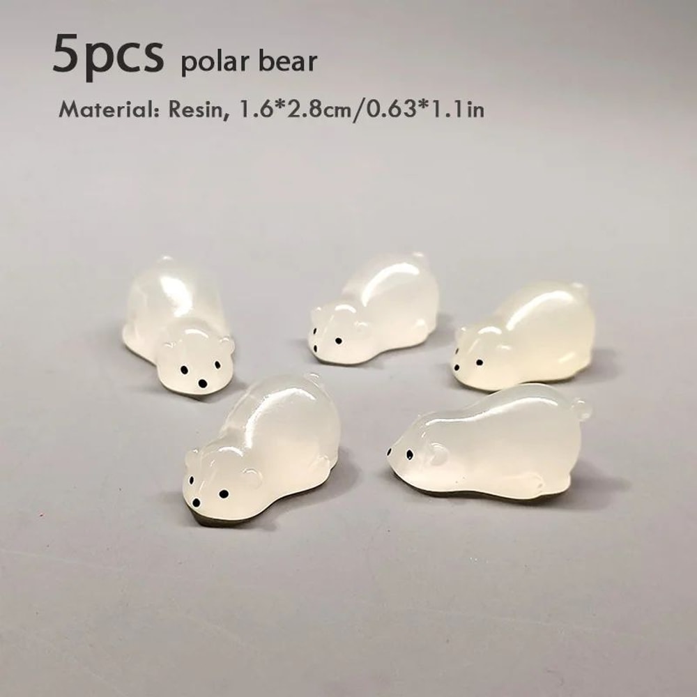 Mini Animal Figurines Set Fairy Garden Micro Decor For DIY Crafts And Terrariums 28