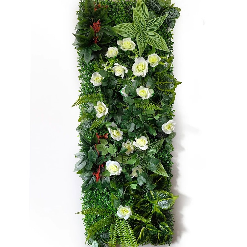 Artificial Eucalyptus Green Wall Panel Lush Plant Backdrop Decor For Home And Events 11