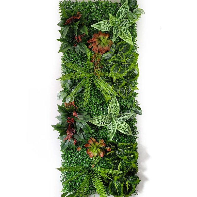 Artificial Eucalyptus Green Wall Panel Lush Plant Backdrop Decor For Home And Events 14