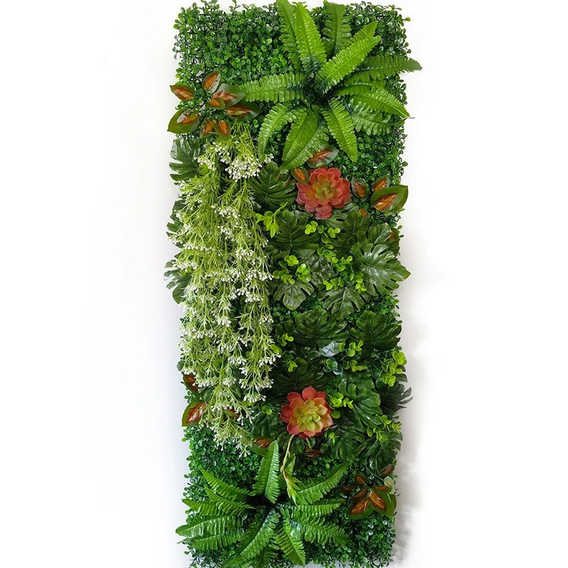 Artificial Eucalyptus Green Wall Panel Lush Plant Backdrop Decor For Home And Events 15