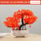 Artificial Bonsai Tree Potted Plant Realistic Mini Greenery Home Decor 11