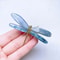 Kyanite Crystal Dragonfly Figurine Handmade Gemstone Butterfly Decor 0