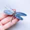 Kyanite Crystal Dragonfly Figurine Handmade Gemstone Butterfly Decor 6
