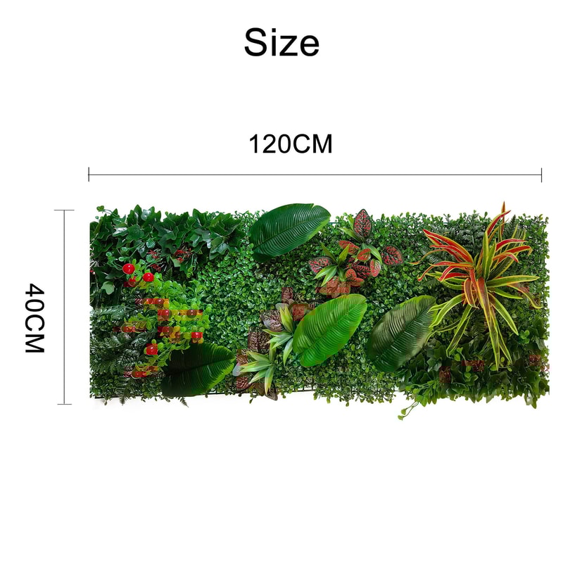 Artificial Grass Wall Panel Lush Green Backdrop Faux Lawn Decor For Home And Events 1