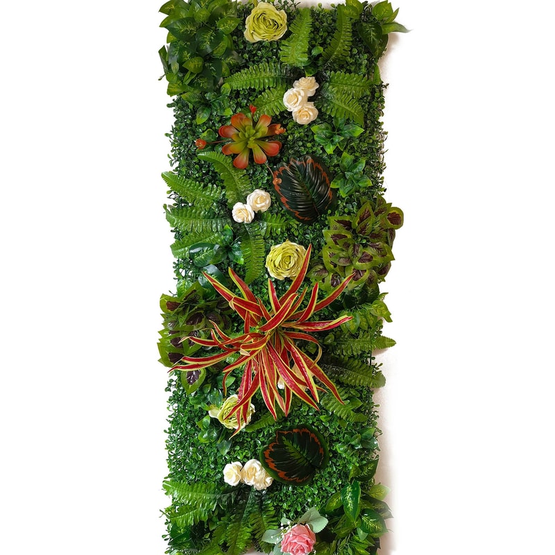 Artificial Grass Wall Panel Lush Green Backdrop Faux Lawn Decor For Home And Events 2
