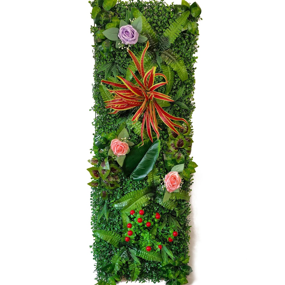 Artificial Grass Wall Panel Lush Green Backdrop Faux Lawn Decor For Home And Events 22