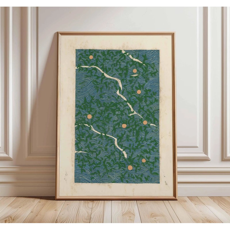 Japanese Crane Wall Art Vintage Ukiyoe Canvas Poster Oriental Home Decor 20