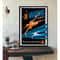 Galactic Retro Space Poster Vintage Sci Fi Wall Art Canvas Home Decor 3