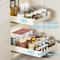 Pull Out Kitchen Cabinet Organizer Slide Rail Storage Rack Spice Drawer Shelf 2