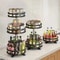Rotating Spice Organizer 360 Turntable Kitchen Storage Rack Countertop Organizer 0