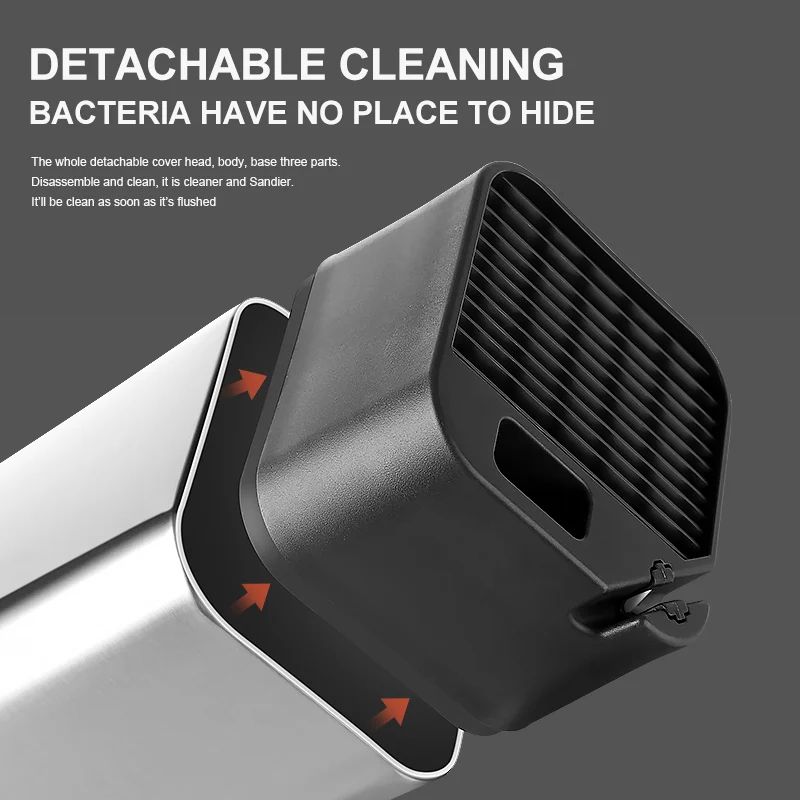 Stainless Steel Knife Block Holder With Built In Sharpener And Scissors Slot 2