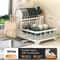 Adjustable Over Sink Dish Drying Rack Stainless Steel Kitchen Organizer 9