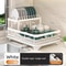 Adjustable Over Sink Dish Drying Rack Stainless Steel Kitchen Organizer 8