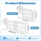 FreshSort Fridge Organizer Divider Clips Adjustable Shelf Partition Set 1